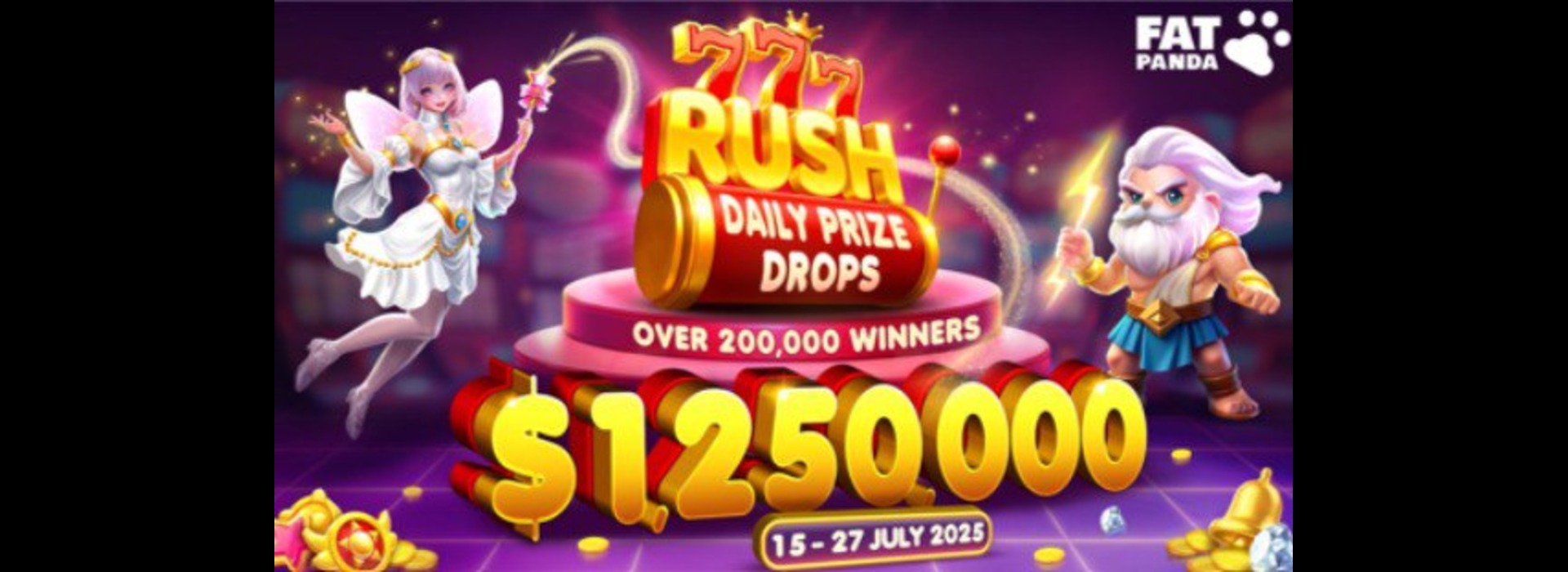 Fat Panda - 777 Rush Prize Drops